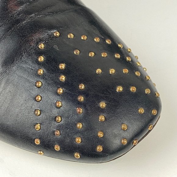 Nicholas Kirkwood Black Ankle Booties Studded Toes, size 38.5 - Picture 13 of 13